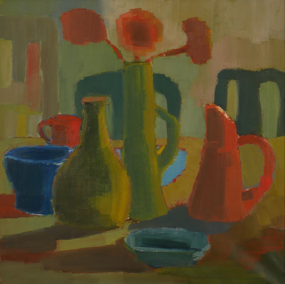 ERIK HÄGGQVIST. TILLSKRIVEN. Stilleben, olja på duk, 1946.