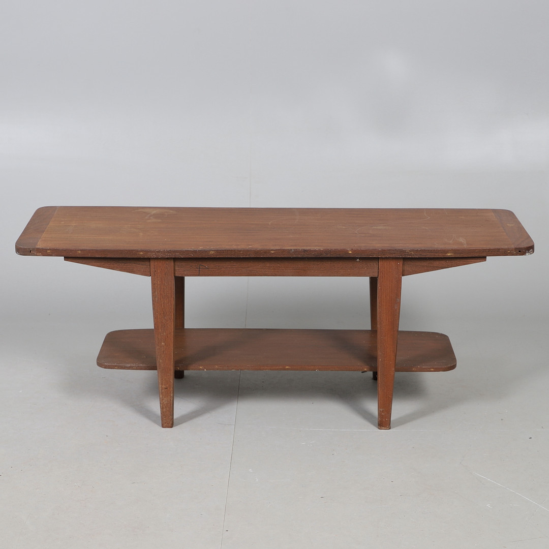 MID CENTURY HANDMADE COFFEE TABLE.