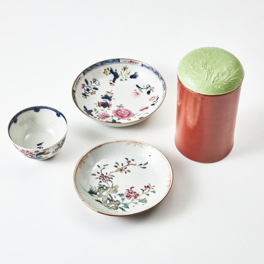 PARTI PORSLIN, 4 delar, Kina, 1700-tal och senare.