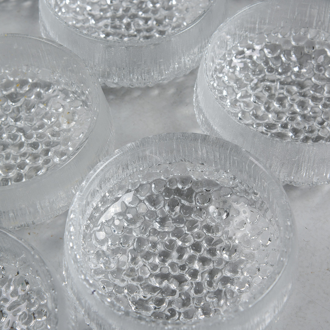TAPIO WIRKKALA. "Ultima Thule", 11 dessertskålar, Iittala, Finland.