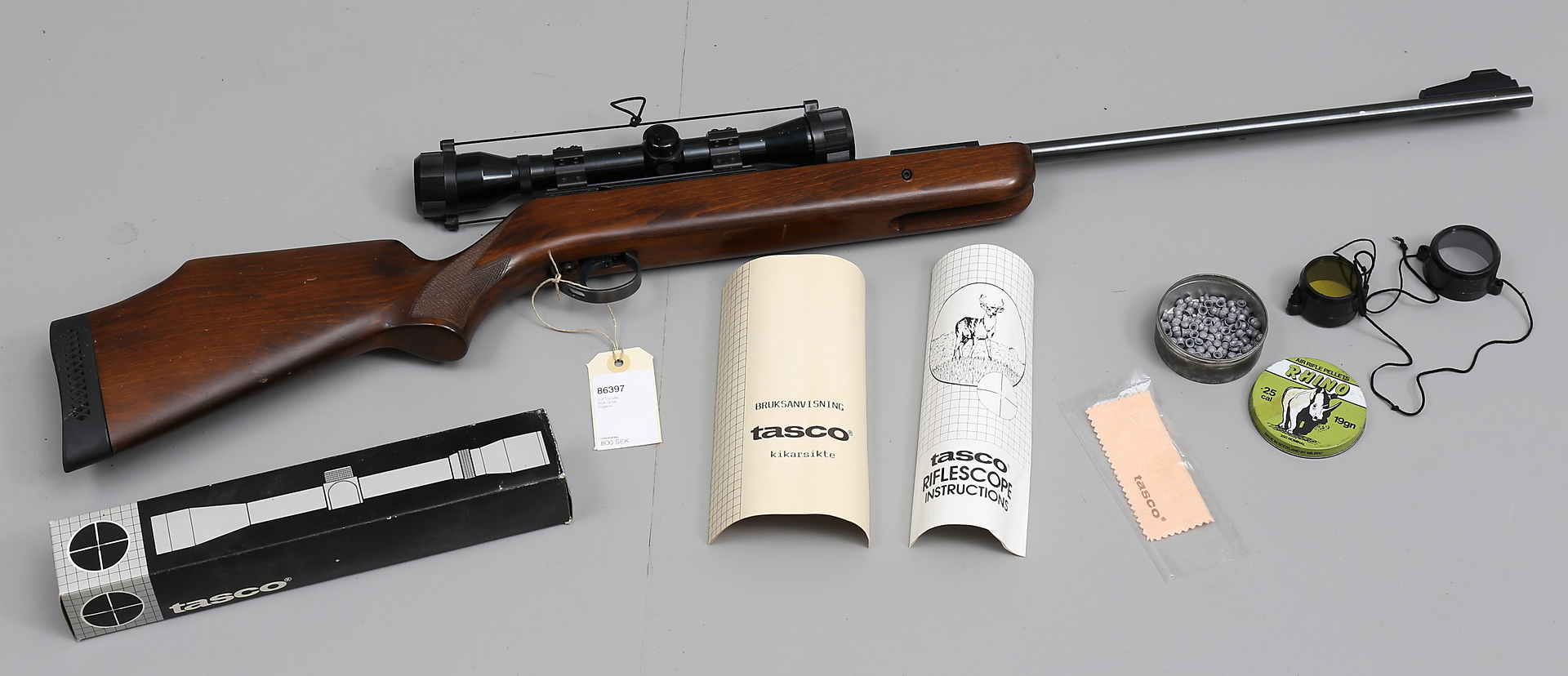 Bilder för 86397. LUFTGEVÄR, CAL 25, BSA GUNS England.