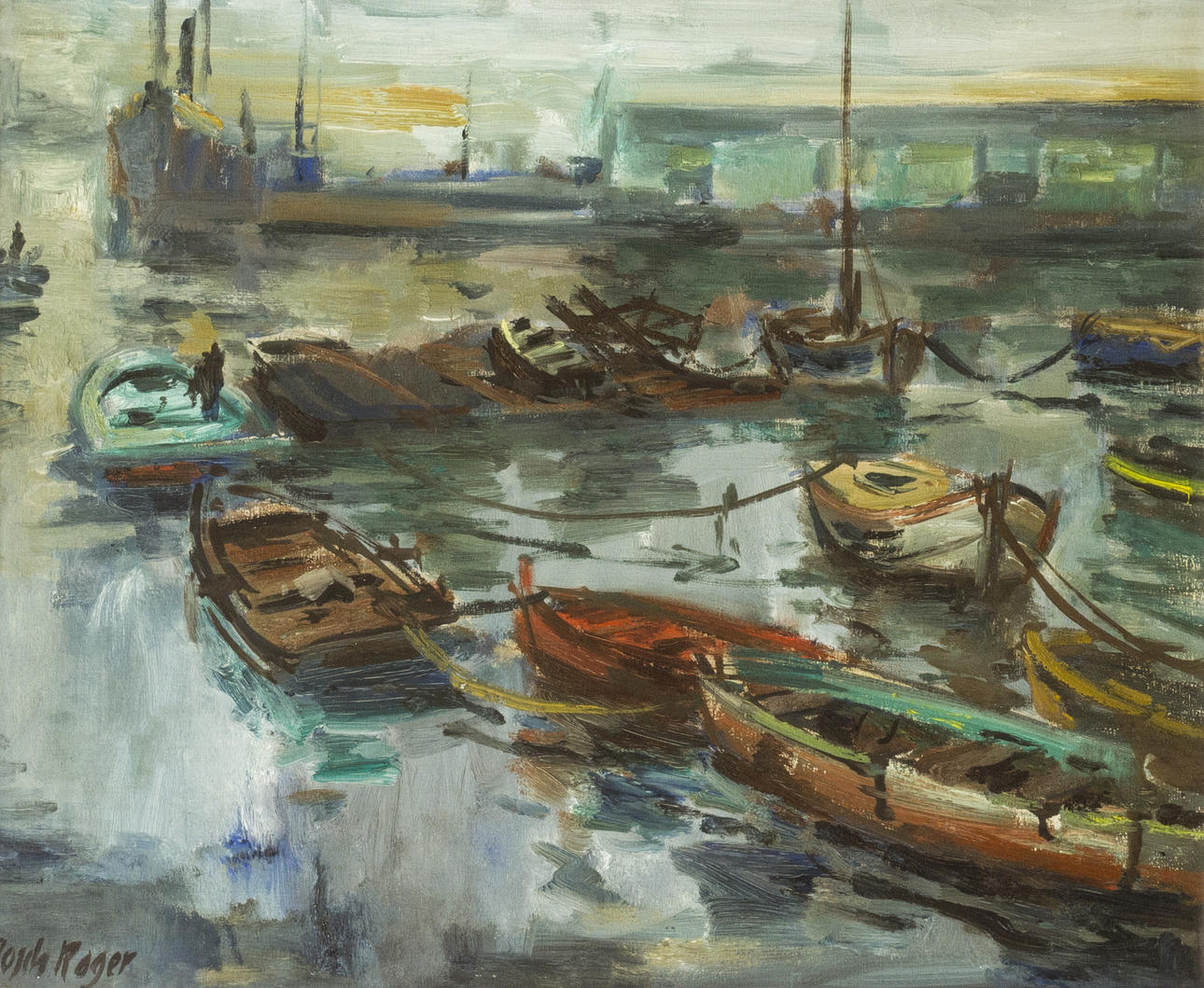 EMILI BOSCH ROGER. Port view.