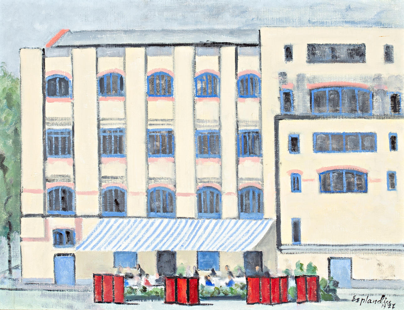 JUAN ESPLANDIÚ. Vista urbana.