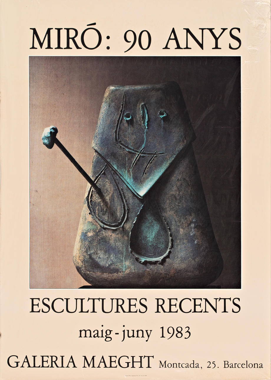JOAN MIRÓ. "Miró: 90 anys. Escultures recents".