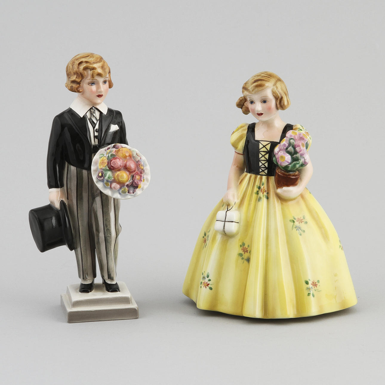 FIGURINER, 2 st, Rudolf Podany, Keramos, Österrike.