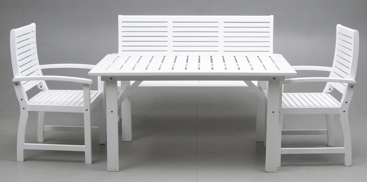 TRÄDGÅRDSMÖBEL, 4 delar, 1900/2000-tal.