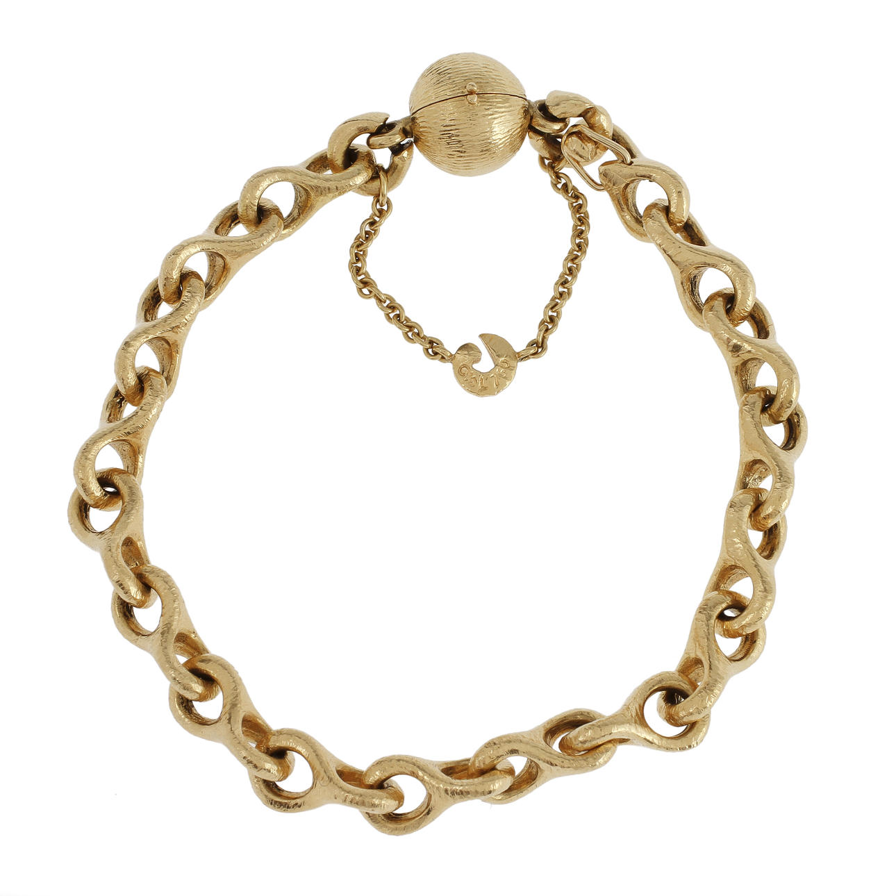 OLE LYNGGAARD. Armband, 18k guld, Danmark. Vikt 31 gram.