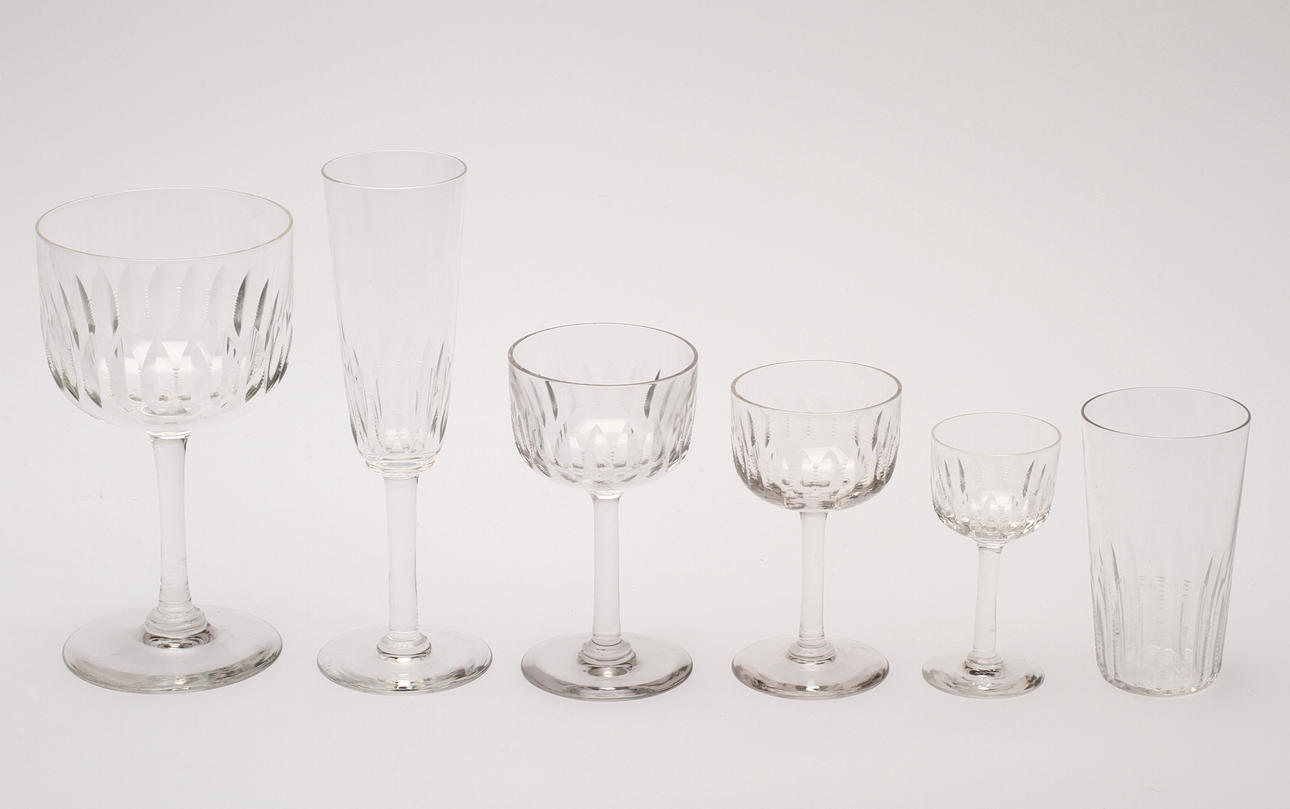 GLASSERVIS, 53 delar, modell "Ulle".