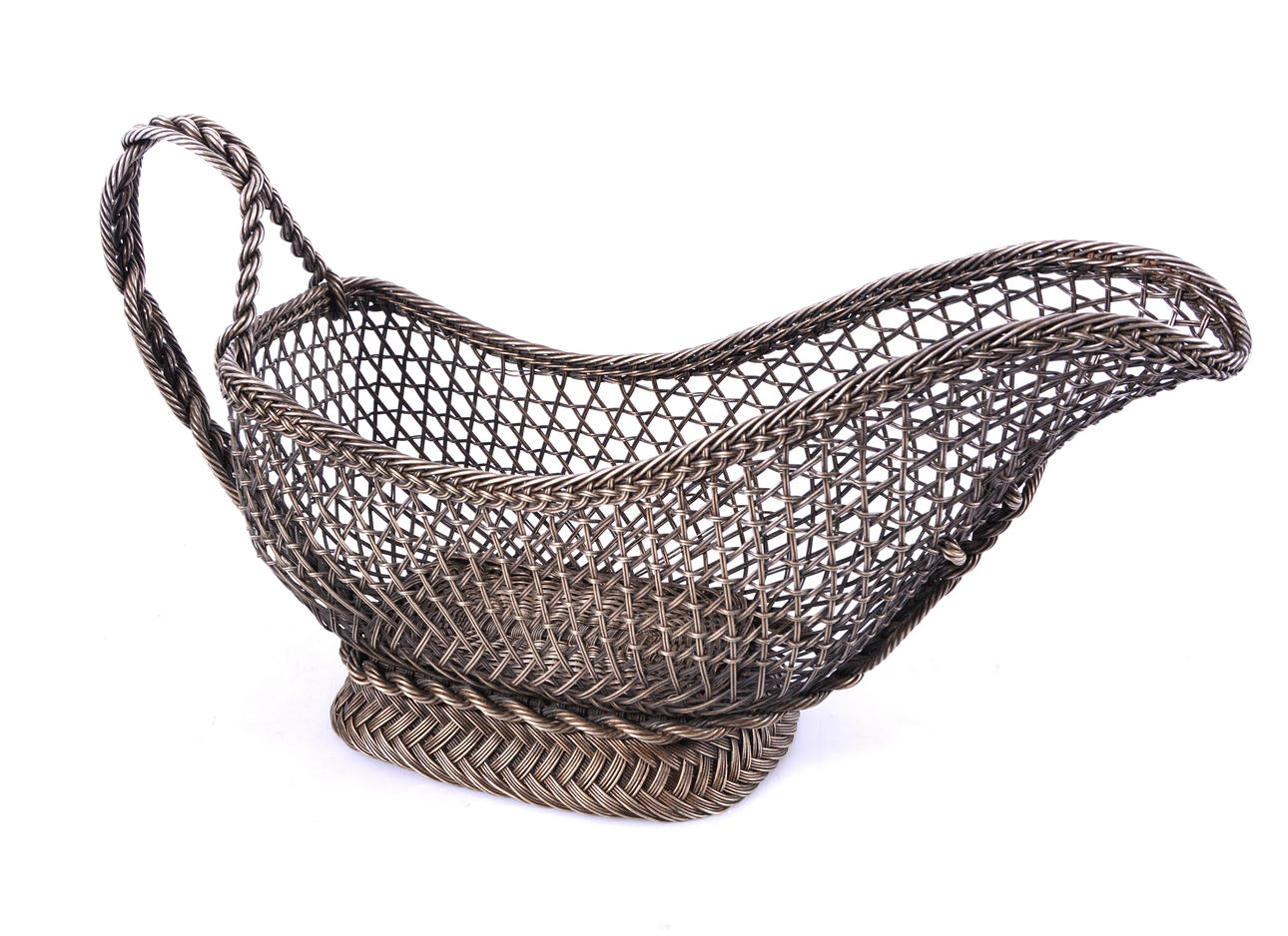 VINFLASKSTÄLL, metall, 18/1900-tal.