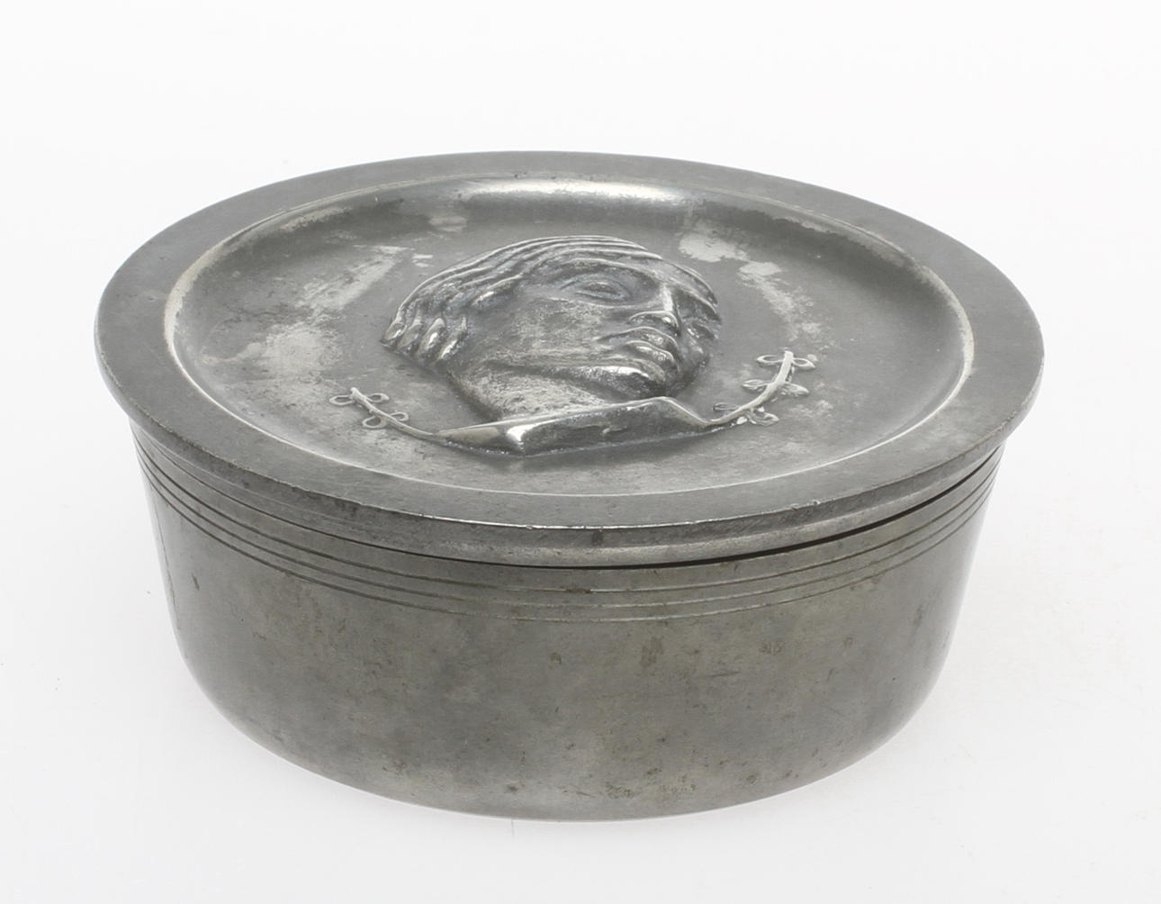 ASK, med lock, tenn, Carl Einar Borgström, Ystad Tenn.