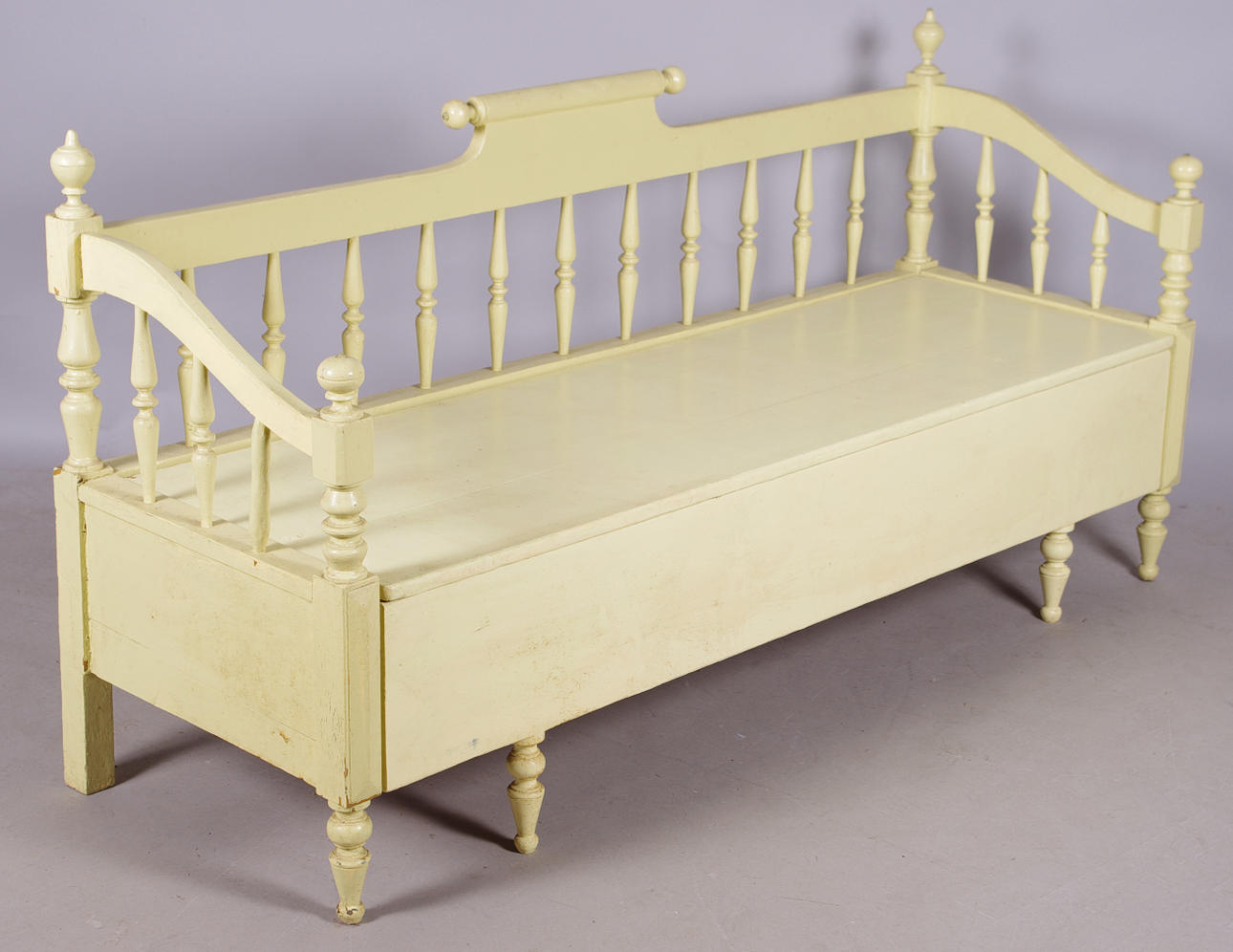 KÖKSSOFFA, vitmålad, sekelskiftet 18/1900.