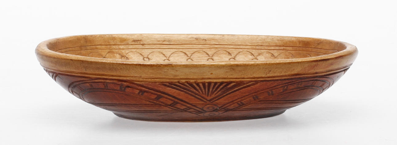 JEMT OLOF PERSSON. skål, 1800/1900-tal, signerda, O Person, Orsa.