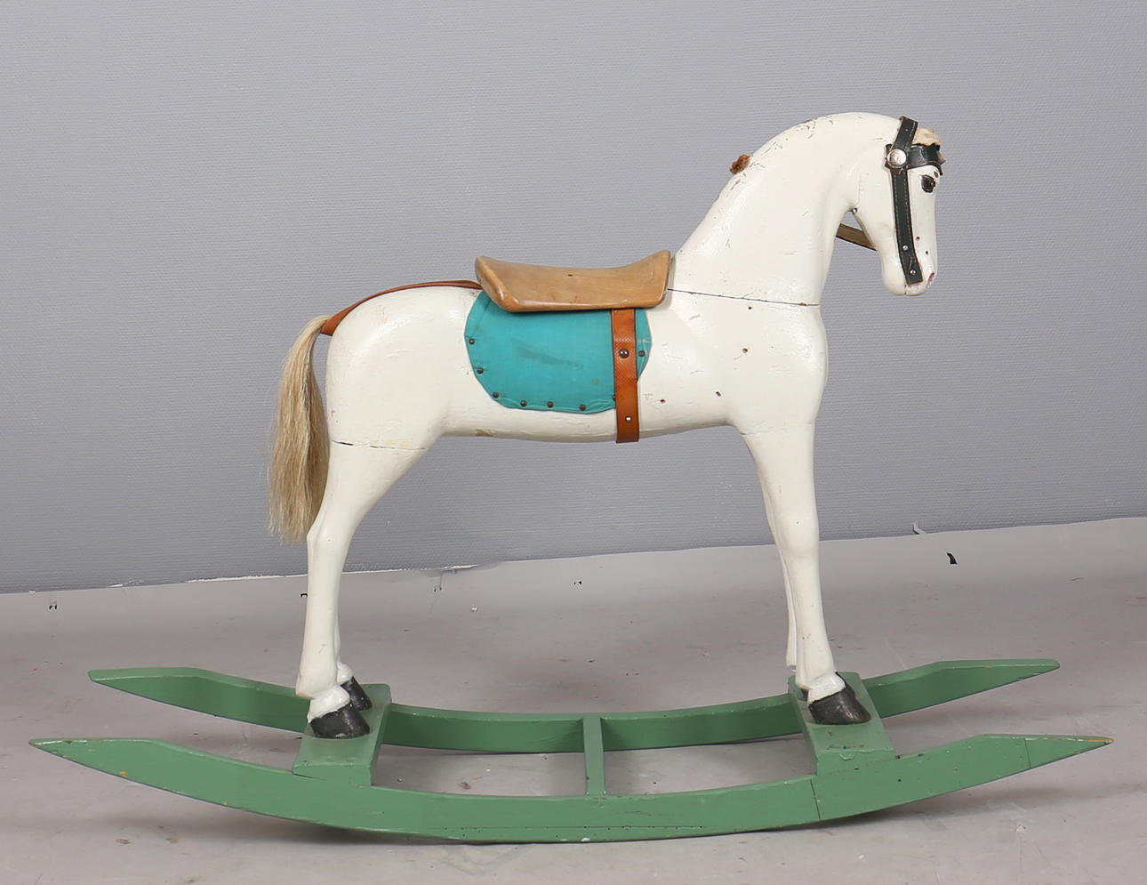 GUNGHÄST bemålad,1960/70-tal.
