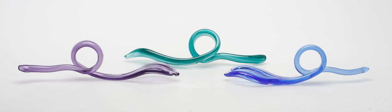 SERVETTRINGAR, 3 st, Anna Ehrner, Kosta Boda.