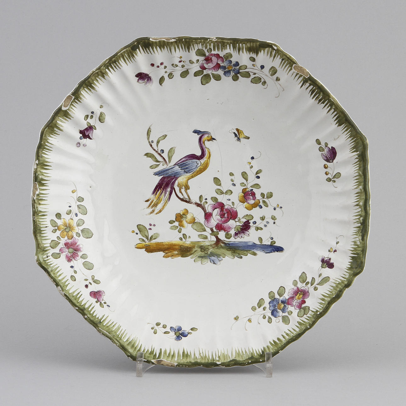 SKÅL, fajans, 17/1800-tal.