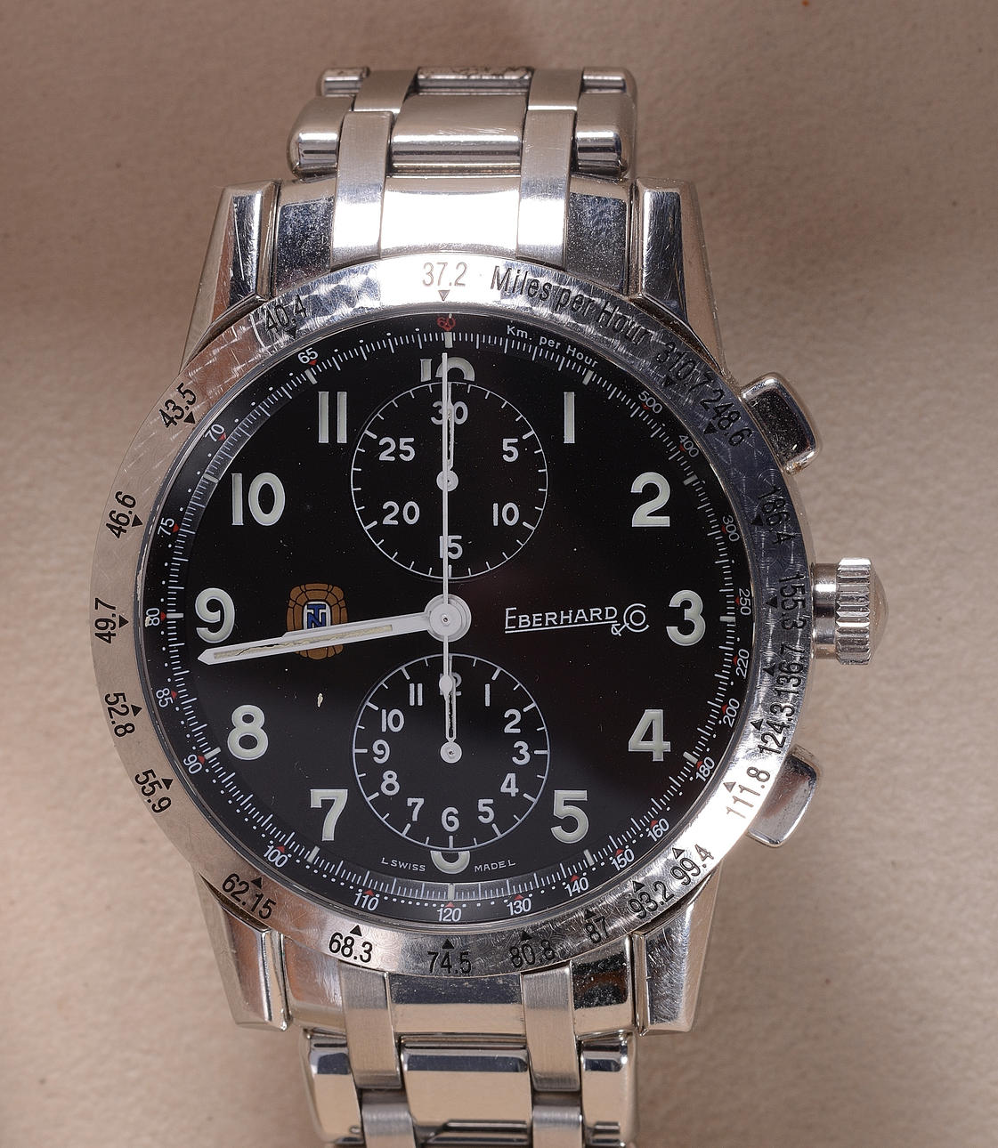 HERRARMBANDSUR, Eberhard Kronograf.