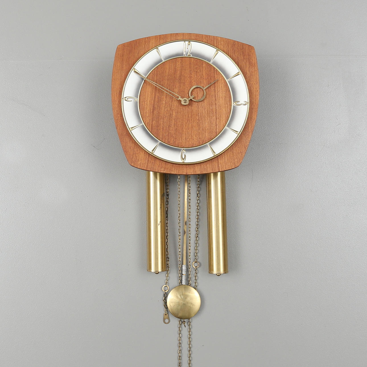 PLUMB REGULATOR, teak, 1950s.