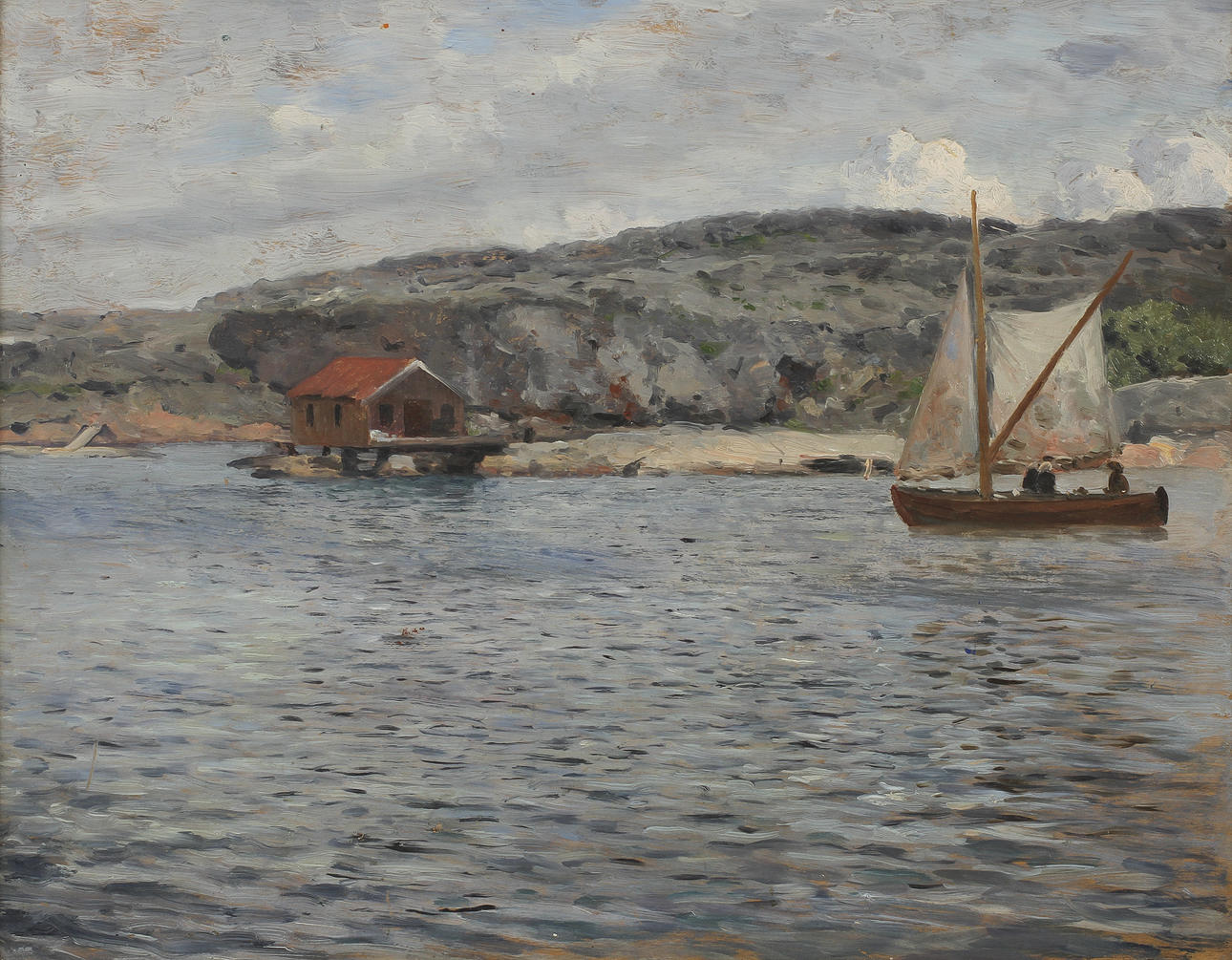 JOHAN ERICSON, tillskriven, olja på pannå.