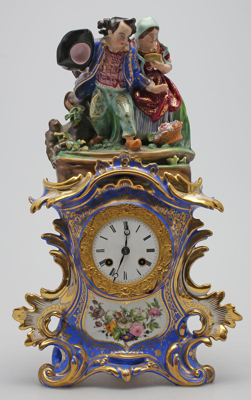 BORDSPENDYL, nyrokoko, omkring 1900, troligen Frankrike.