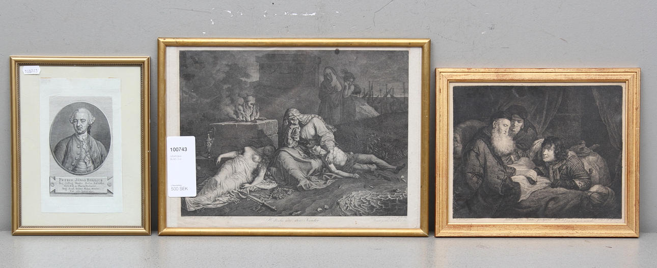 GRAFISKA BLAD, 3 st.