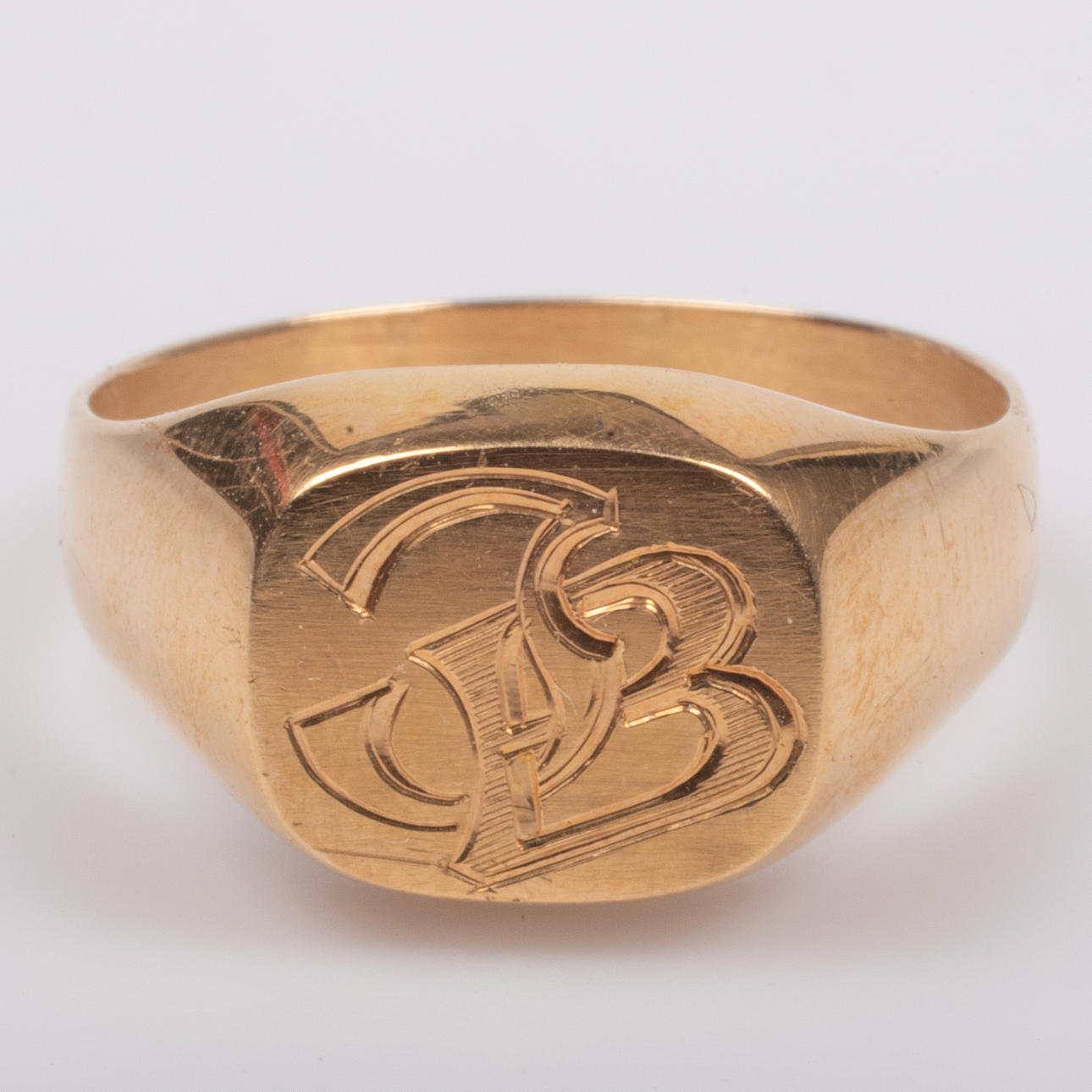 KLACKRING, 18 K guld.