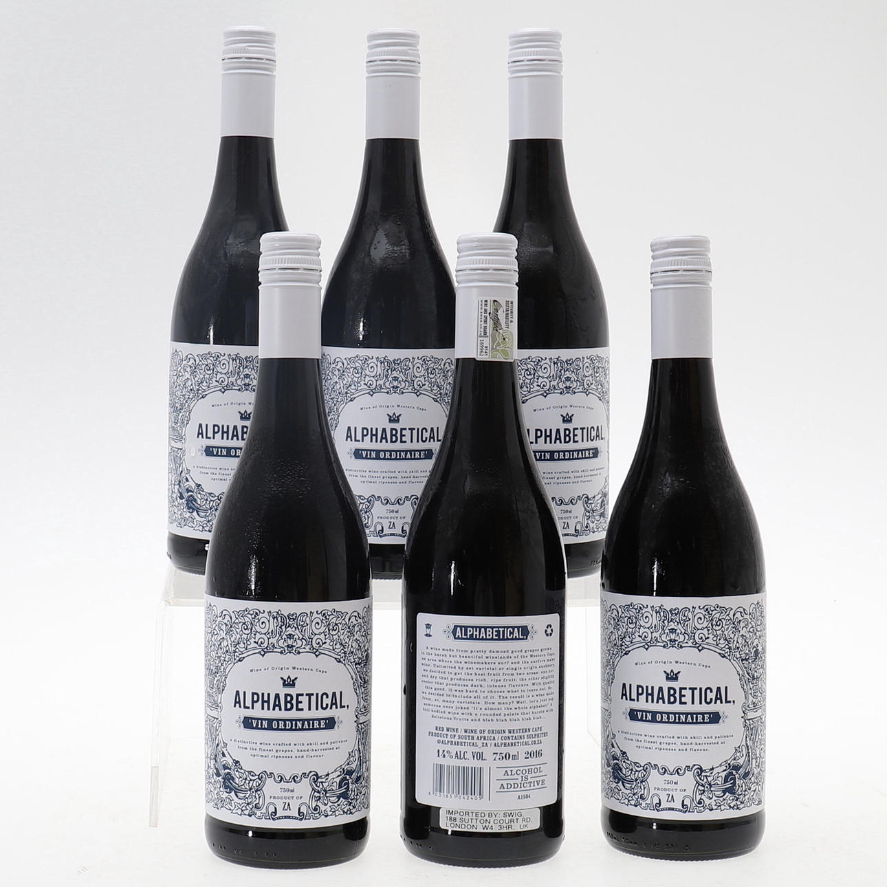 2016 Alphabetical Red, Vin Ordinaire.