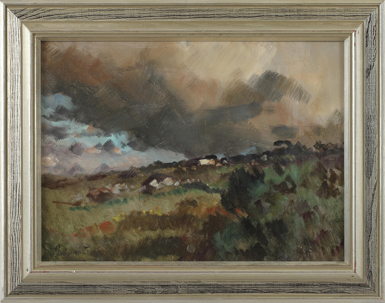 LINDORM LILJEFORS. olja på pannå, sign o dat -74.