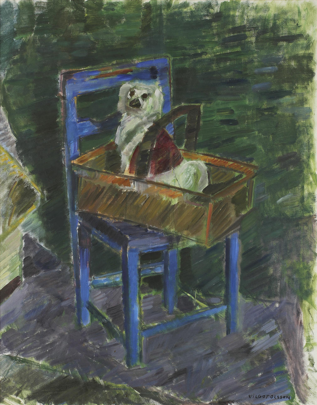 WILGOT OLSSON. olja på duk, sign.