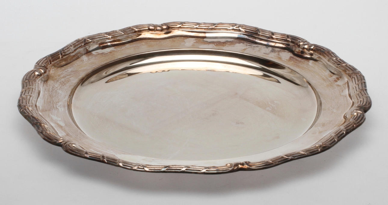 FAT, silver, CG Hallberg, 1940-tal, vikt ca 918 gram.