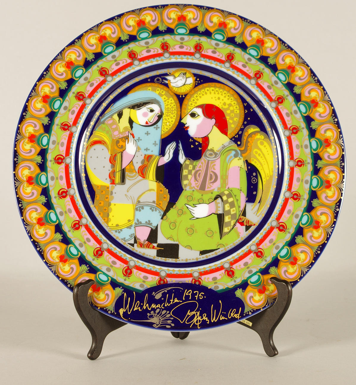 JULTALLRIK, 1975, Björn Wiinblad, Rosenthal.