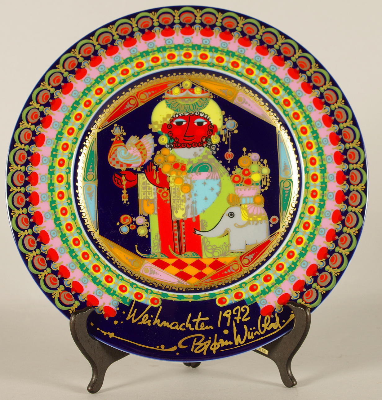 JULTALLRIK, 1972, Björn Wiinblad, Rosenthal.