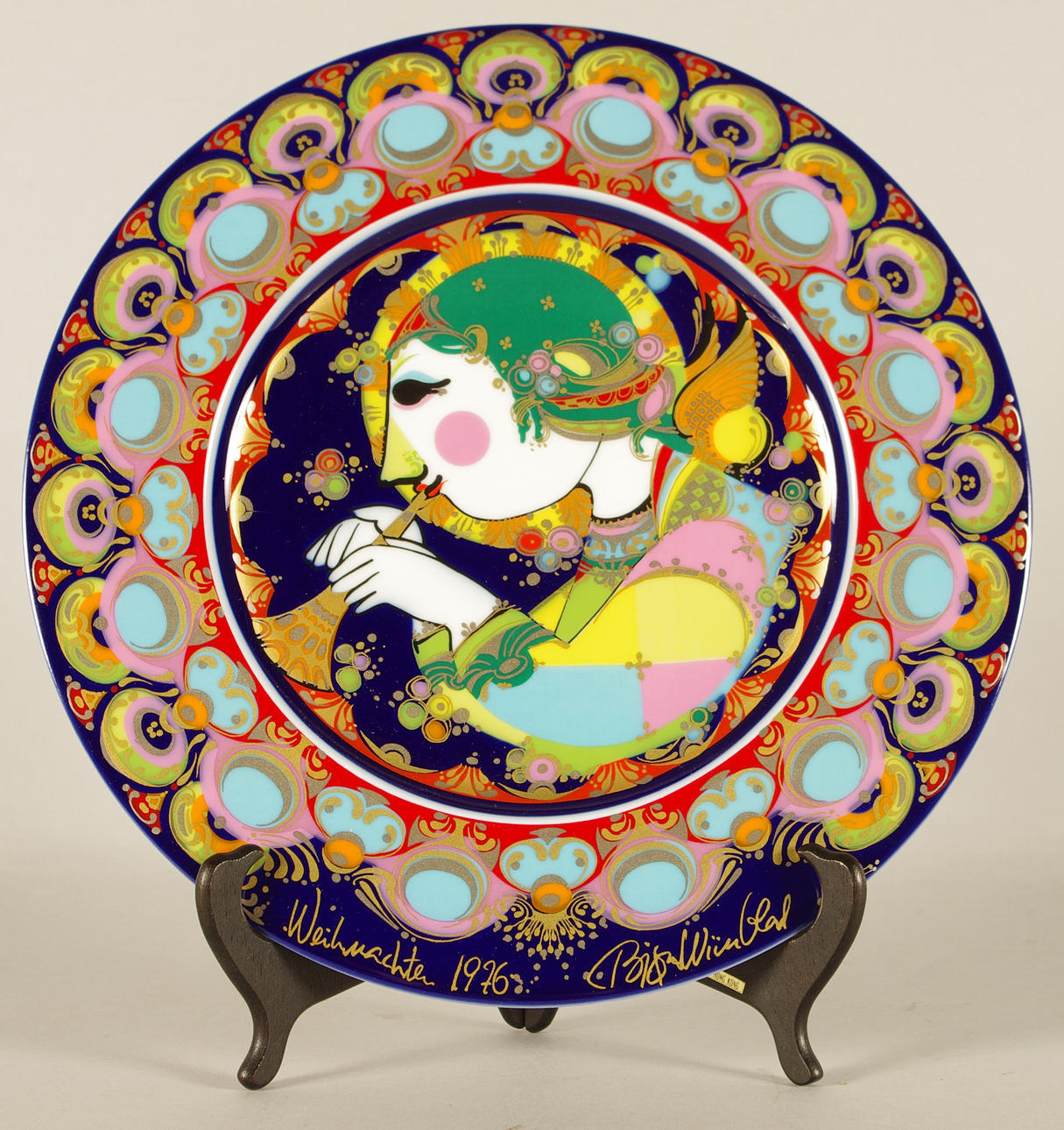 JULTALLRIK, 1976, Björn Wiinblad, Rosenthal.