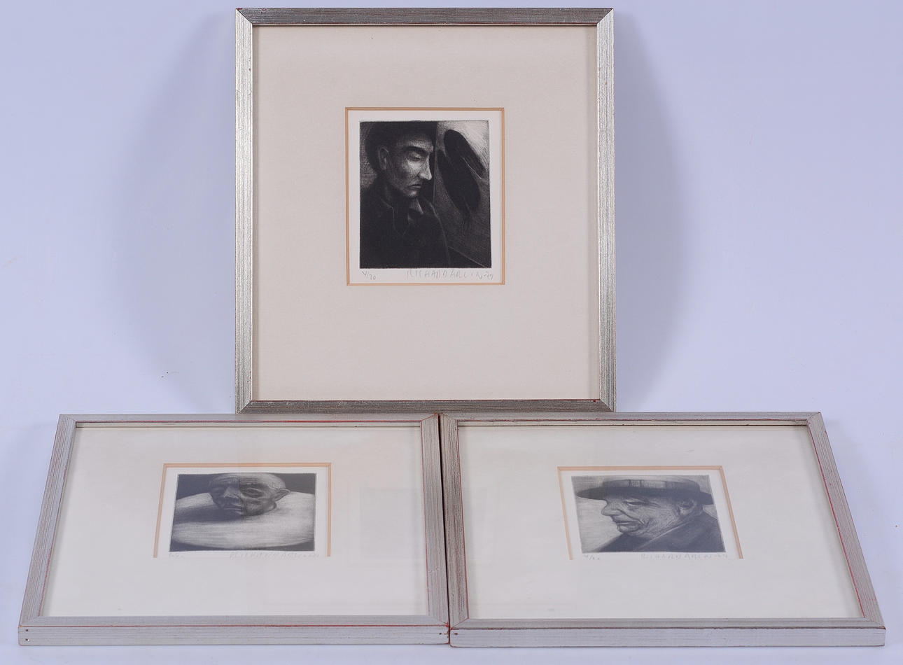 RICHARD ÅRLIN. Etsningar, 3-stycken.