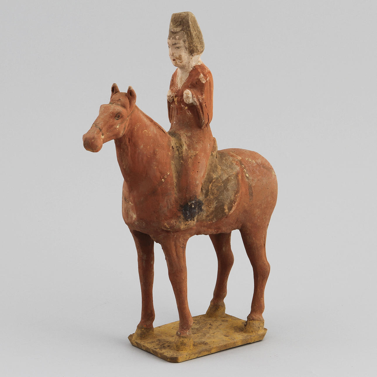 FIGUR, lergods, Kina, Tang(618-907).