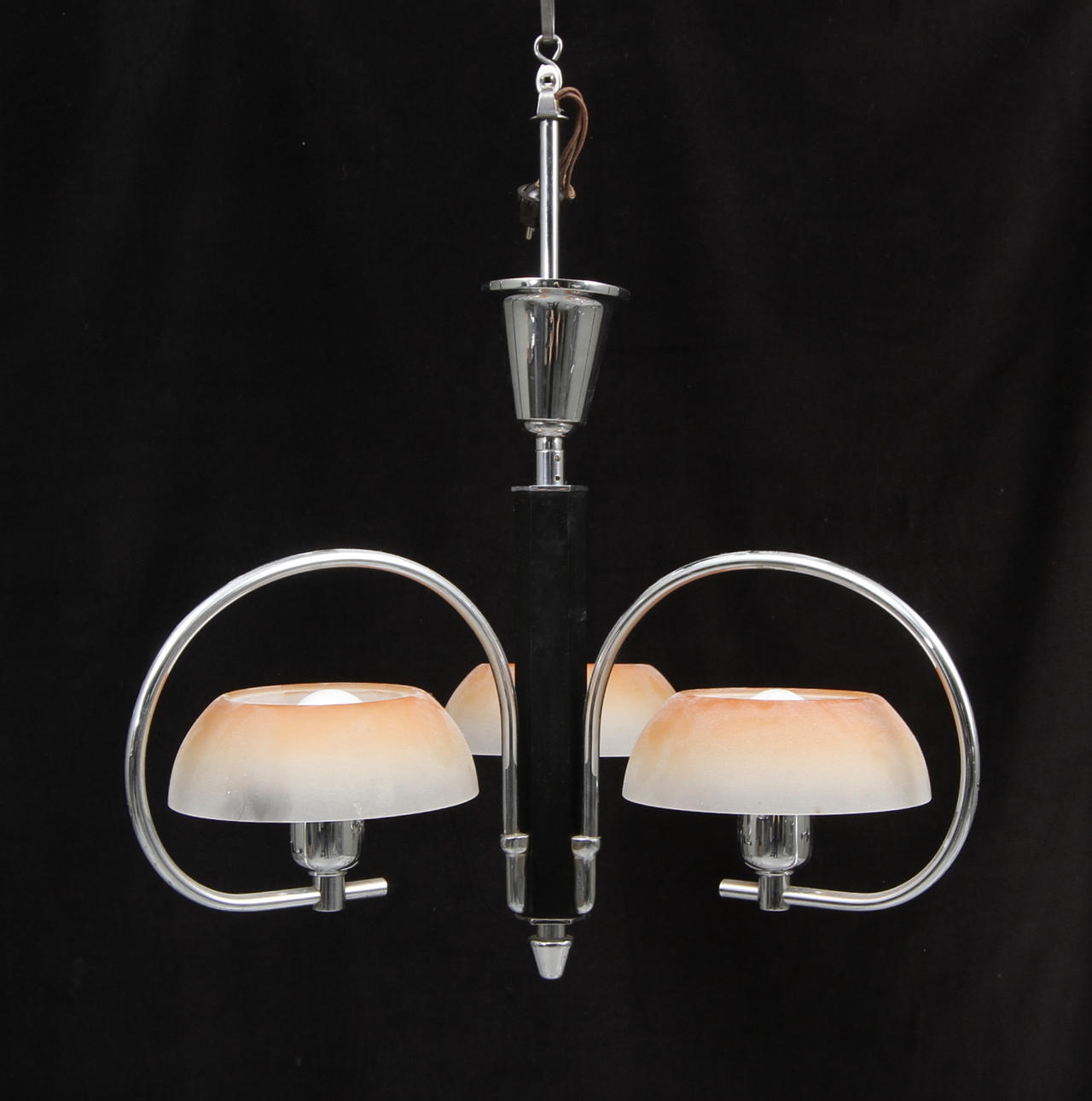 TAKLAMPA, art deco, 1930-tal. Total höjd 56 cm.