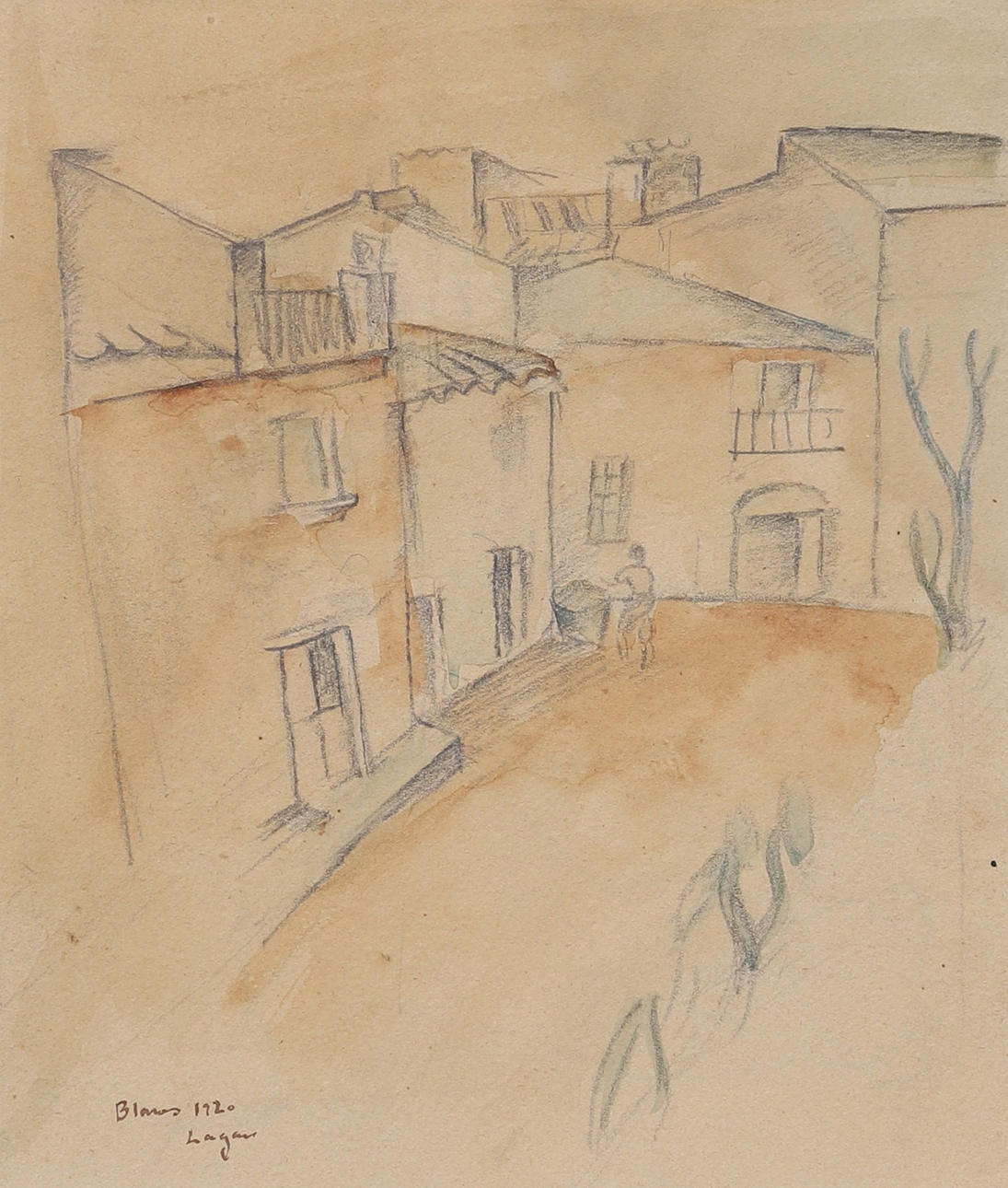 CELSO LAGAR. Vista de Blanes.