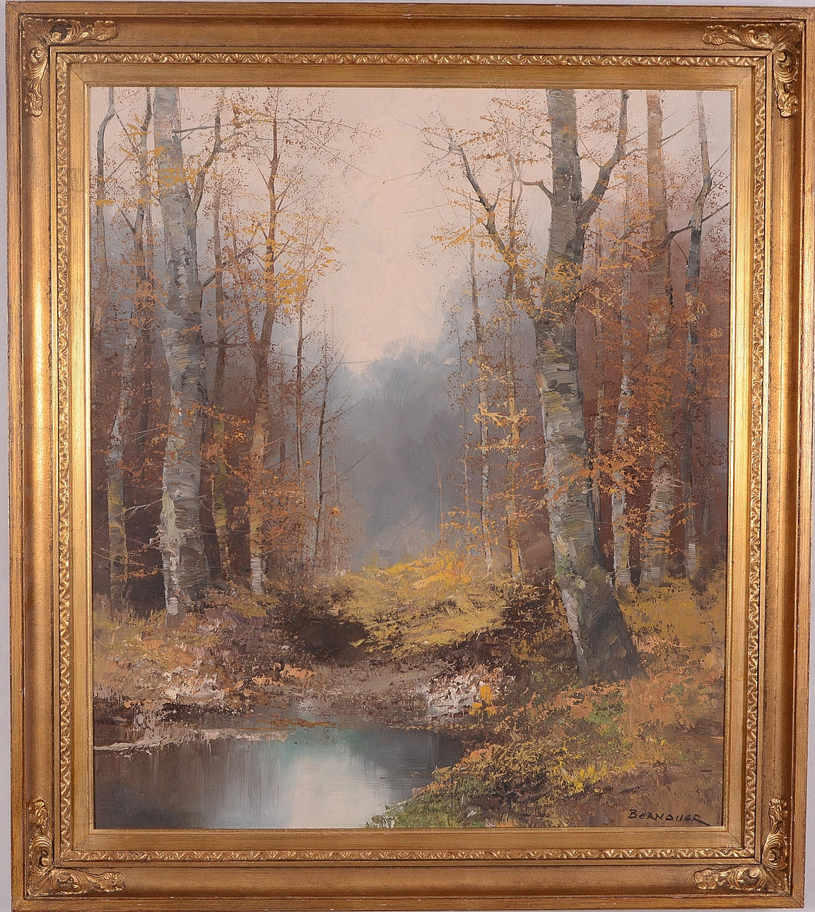 OIDENTIFIERAD KONSTNÄR. Olja på duk.