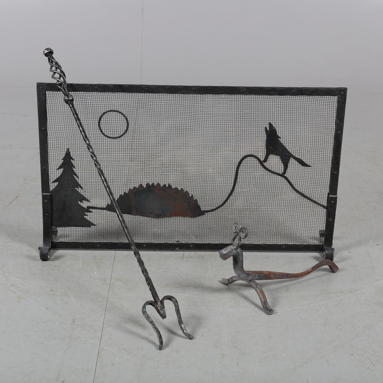 Funkenrost, Feuerhund, Feuergabel.