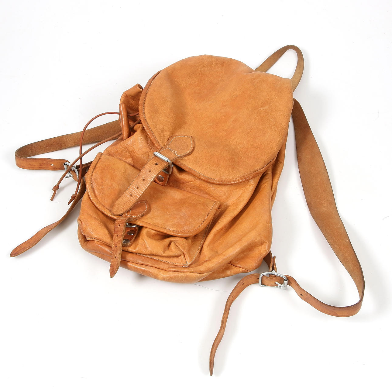 MOCHILA, cuero, años 2000.