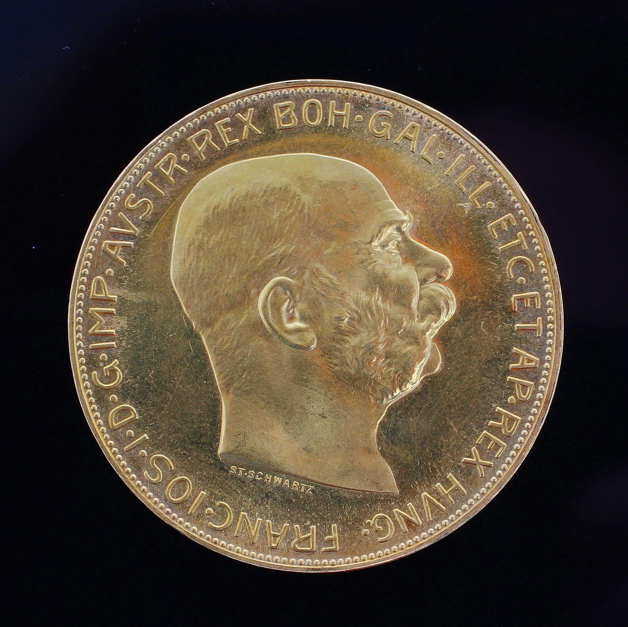 GULDMYNT, 100 corona, Österrike.