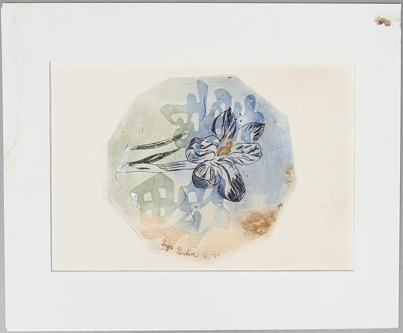 INGA PENTÉN. Mixed media, signed and numbered 23/25.