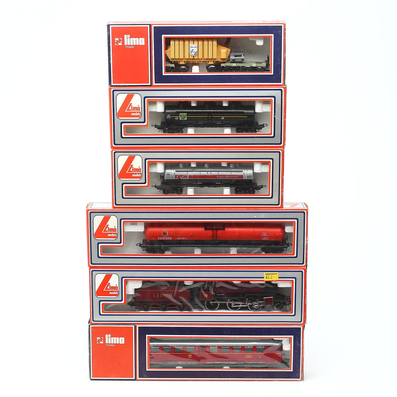 LIMA, lok samt 5 vagnar i originalkartonger.