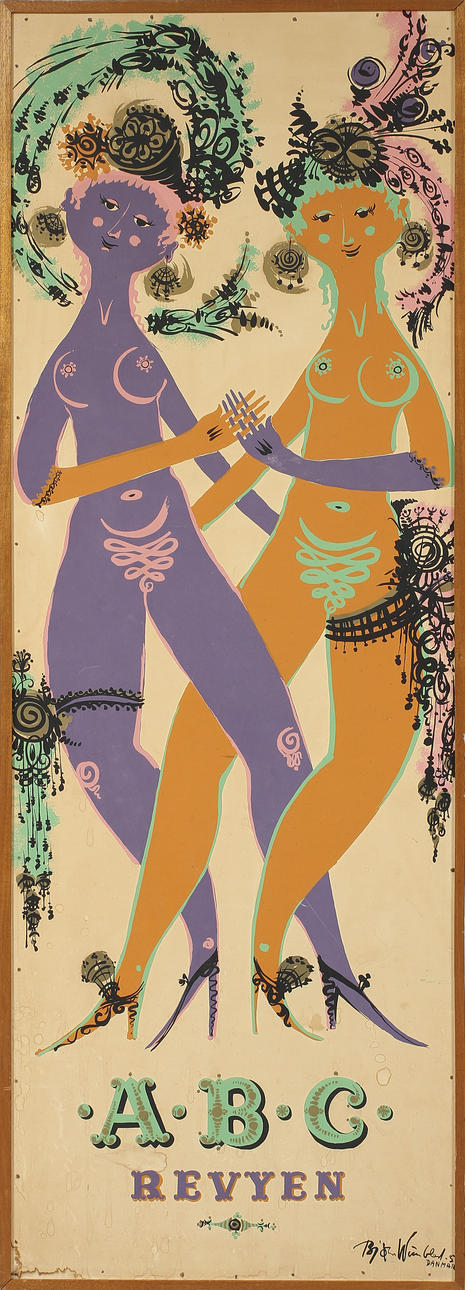 Affisch, Björn Wiinblad, Danmark-57.