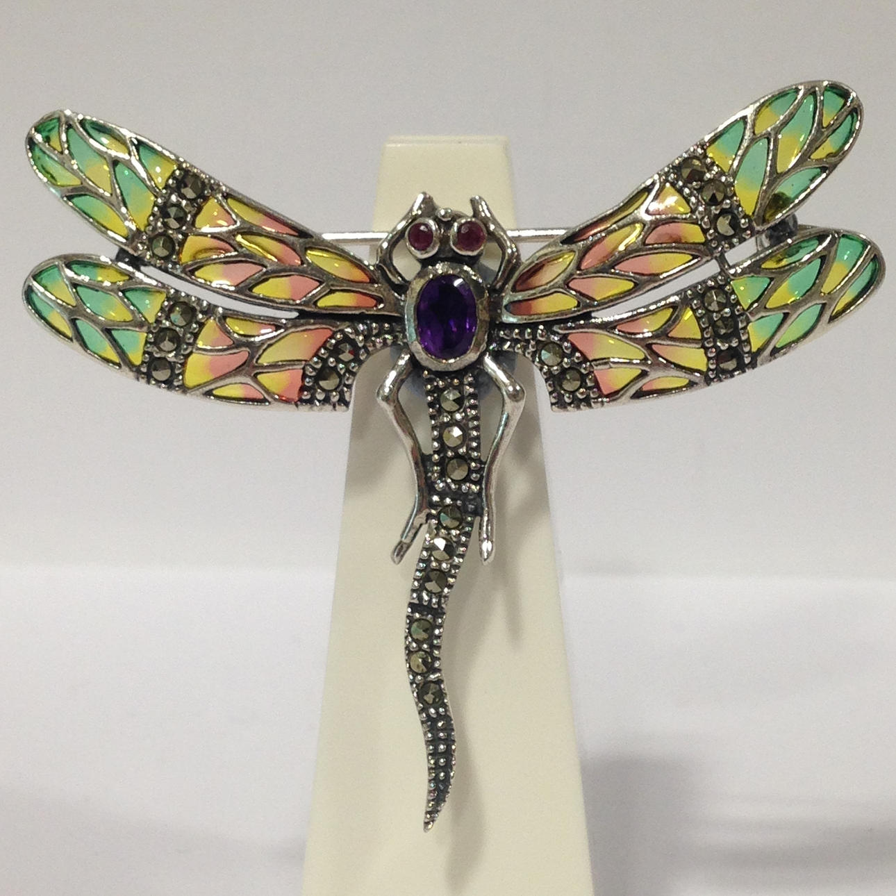 BROCHE LIBÉLULA ESTILO ART NOUVEAU.