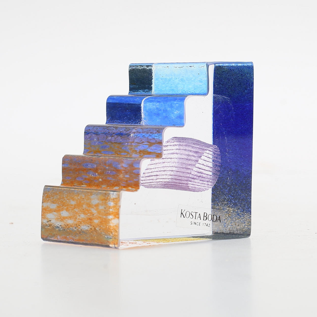 BERTIL VALLIEN. Skulptur, Glas, "Eingang".