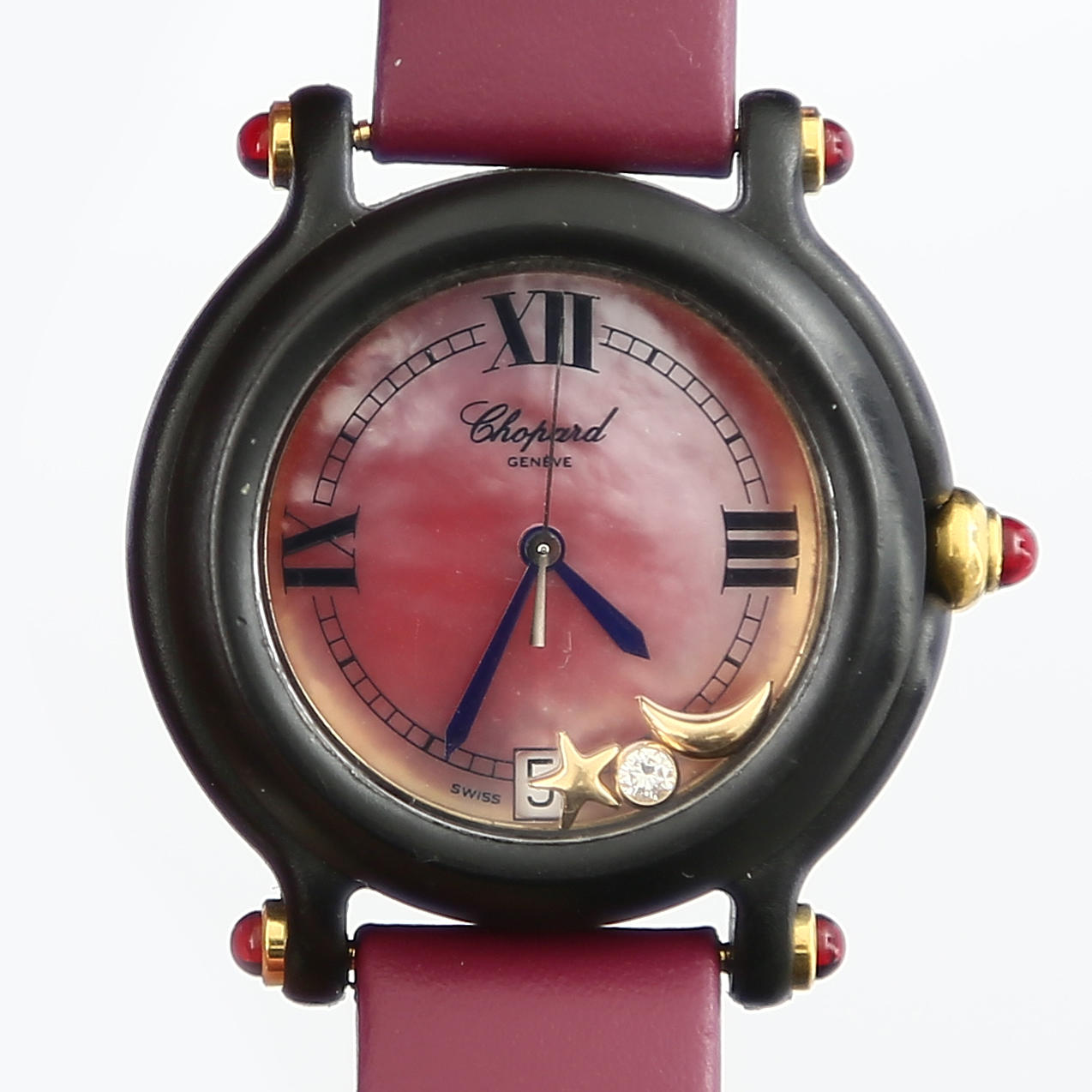 ARMBANDSUR, Chopard " be happy" 18 karat.