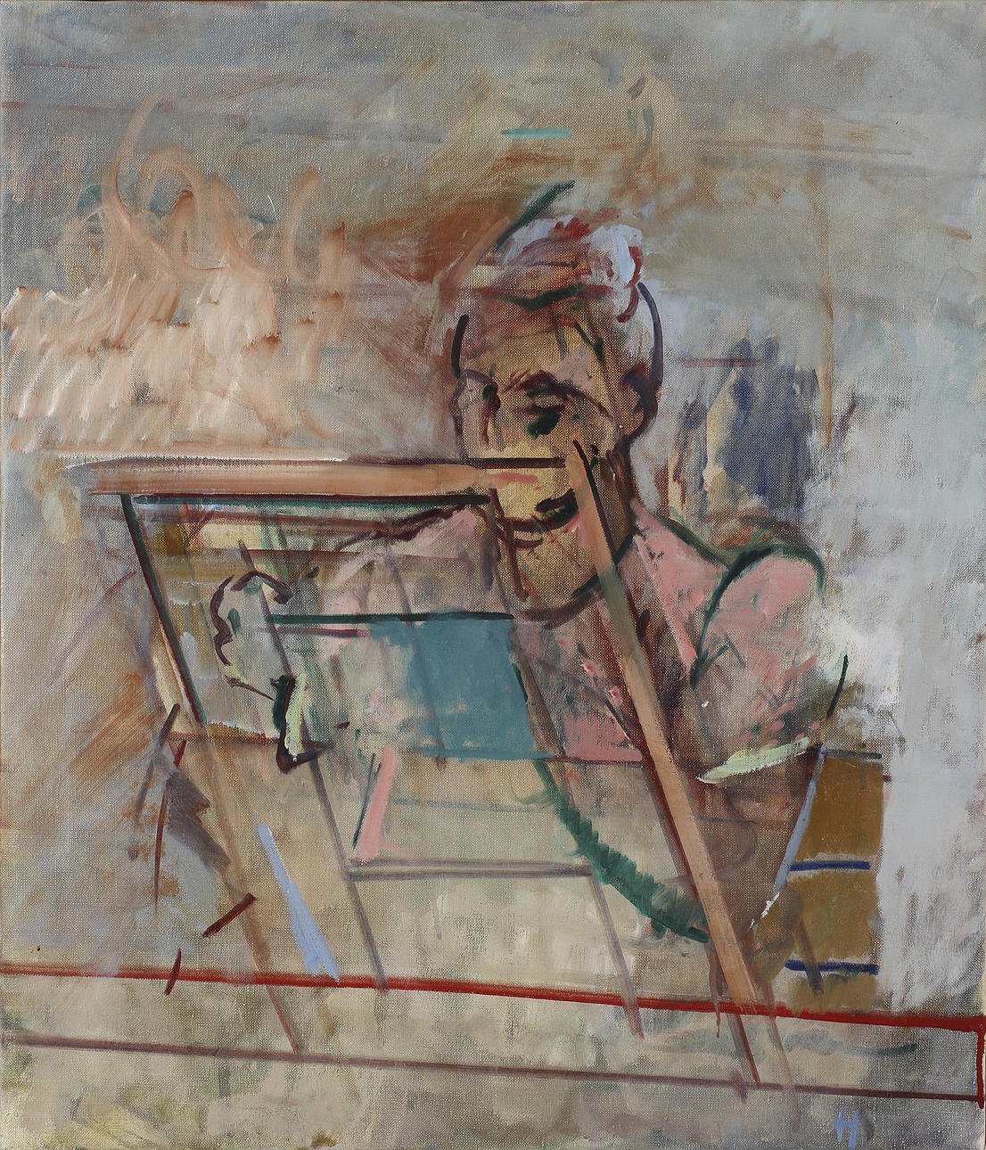 HÅKAN HÅKANSSON. Olja på duk, signerad med H samt a tergo.