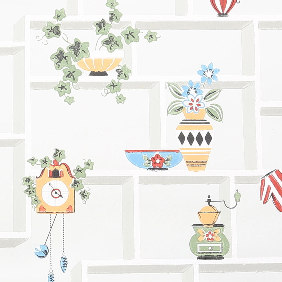 TAPET RULLER, 5 stk, 1950'erne/60'erne.