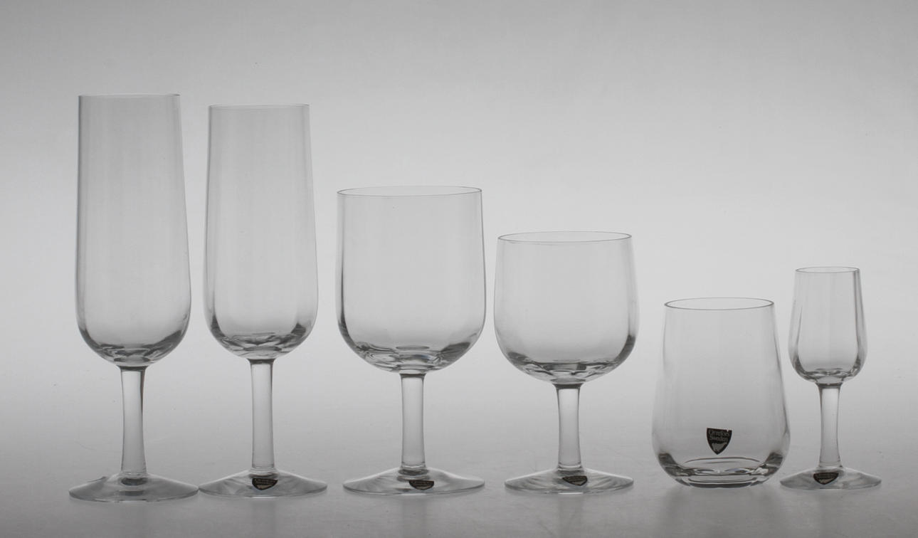 GLASSERVIS, 60 delar, Orrefors.