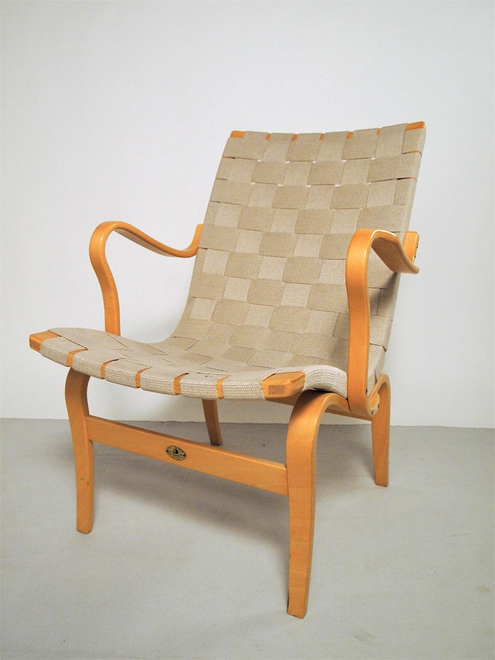 BRUNO MATHSSON. ARMCHAIR, "Eva", no. 1223, Dux.